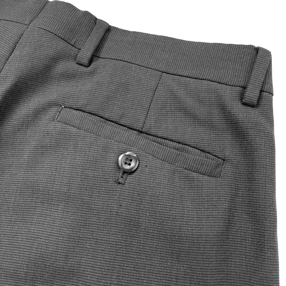 Louis Raphael Mens Grey Dress Slacks Pants, Louis Raphael Mens Business 599